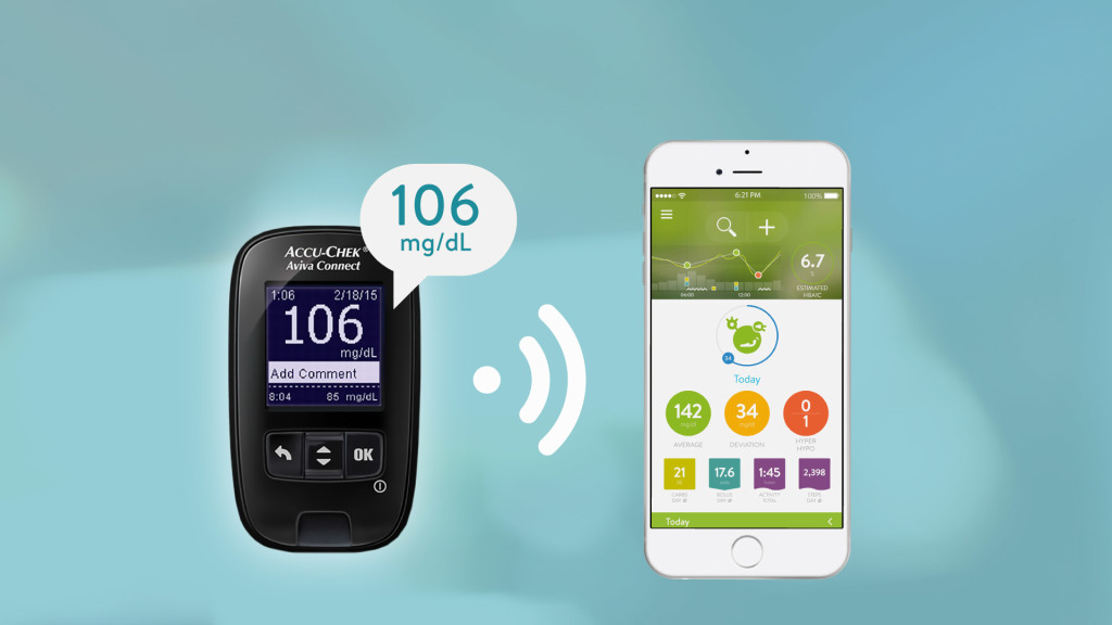 MySugr app combines with Accu-Chek Guide meter for integrated BG monitoring and logging
