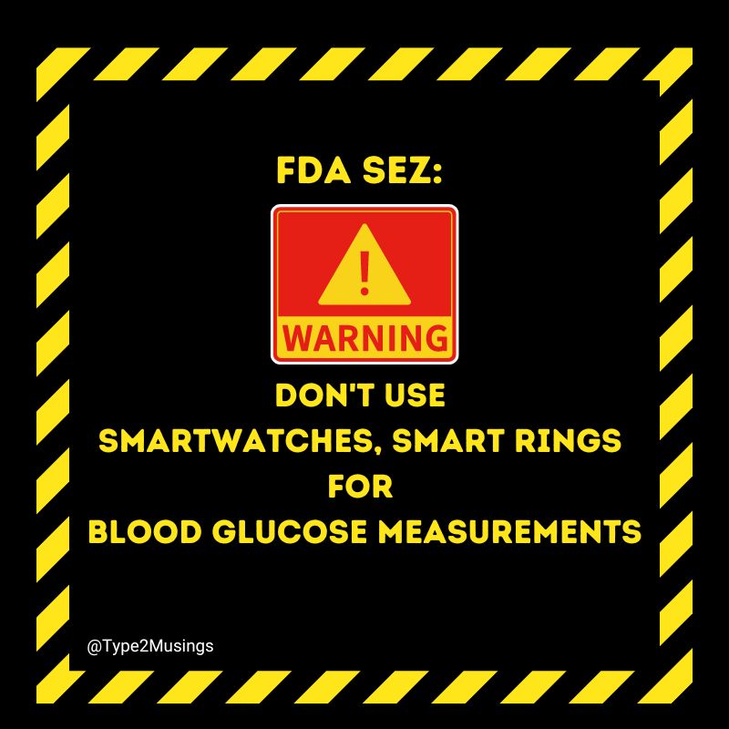 The FDA says don't use smartwatches or smart rings for blood glucose measurements